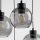 Suspension Graphite KALETE 6xE27 Lampe de table à manger