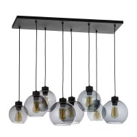 Suspension Noir Graphite 8xE27 Lampe de table à...