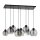 Suspension Noir Graphite 8xE27 Lampe de table à manger