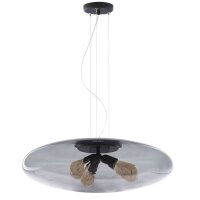 Lampe à suspendre en graphite 3-flmg ronde Lampe...