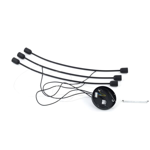 Suspension NOKO noir lampe de salon rétro