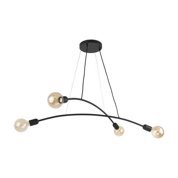Suspension NOKO Noir Rétro Lampe de table à manger