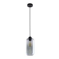Lampe à suspendre SOLAI en verre graphite Lampe...