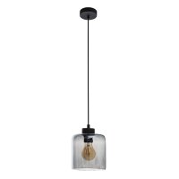 Lampe à suspension en verre graphite Lampe de...
