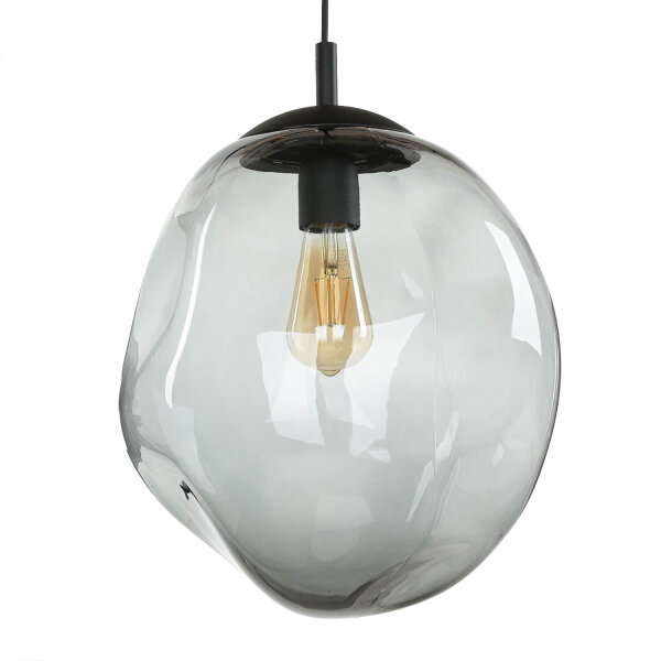 Lampe à suspendre en noir Boule Salle à manger Lampe E27
