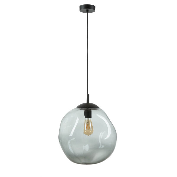 Lampe à suspendre en noir Boule Salle à manger Lampe E27