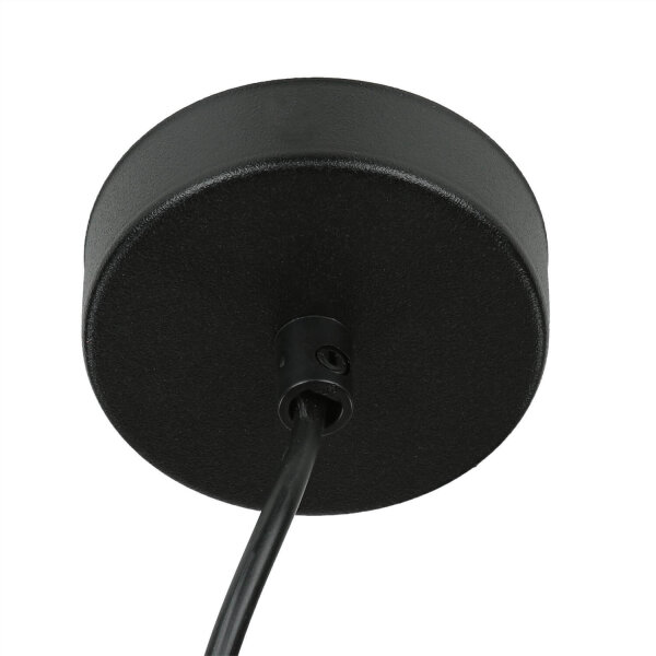 Lampe à suspendre en noir Boule Salle à manger Lampe E27