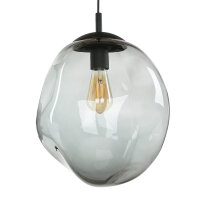 Lampe à suspendre en noir Boule Salle à...