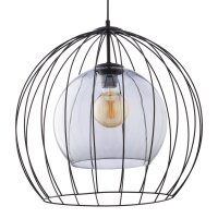 Lampe suspendue en graphite noir Lampe de salle à...