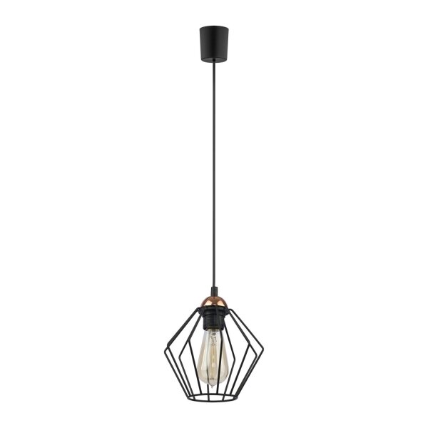 Lampe à suspendre fil noir Galaxy