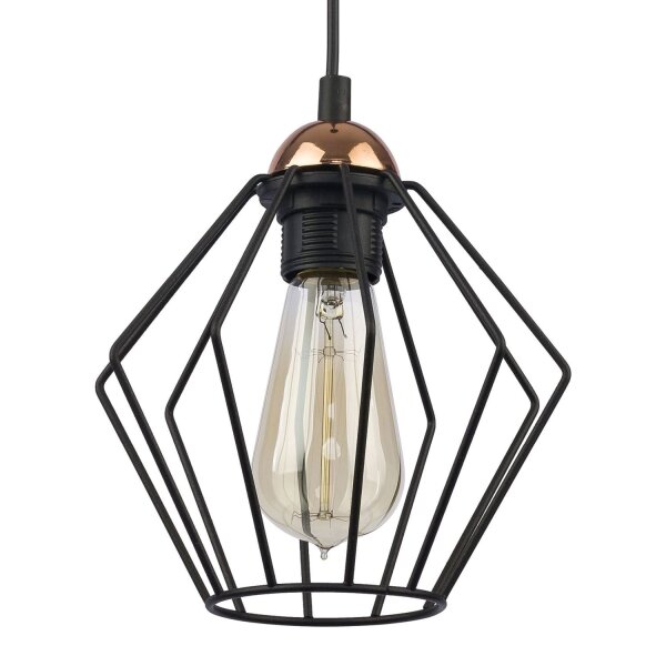 Lampe à suspendre fil noir Galaxy