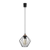 Lampe à suspendre fil noir Galaxy