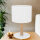 Lampe de table Blanc Bois SEYA Salon Lit Lampe