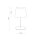 Lampe de table Maja Noir Moderne