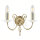 Applique design CANDELA en laiton avec cristal