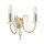 Applique design CANDELA en laiton avec cristal