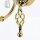 Applique design CANDELA en laiton avec cristal