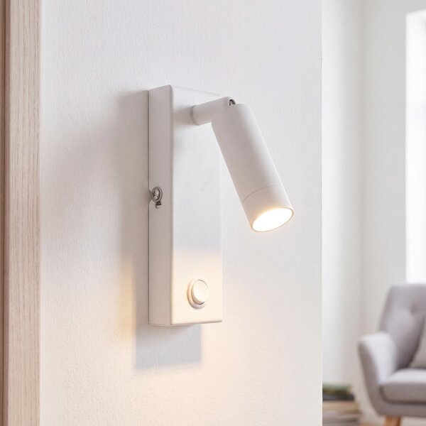 Spot mural LED blanc pratique Lampe de lecture lit