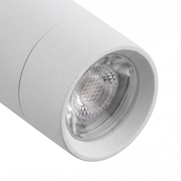 Spot LED rond à monter, blanc, lumière de lecture, orientable