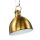 Loft lampe suspendue en laiton antique