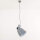 Lampe à suspendre métal gris E27 Ø 21 cm Industrial