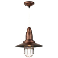 Suspension moderne FISHERMAN en cuivre antique