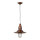 Suspension moderne FISHERMAN en cuivre antique