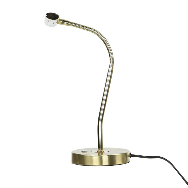 Lampe de table LED laiton mat