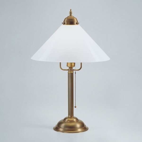 Lampe de table Art Nouveau V4 laiton véritable train