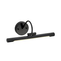 Lampe à tableau LED noire Art nouveau bras...