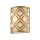Arabesque Applique couloir feuille dor lin antique