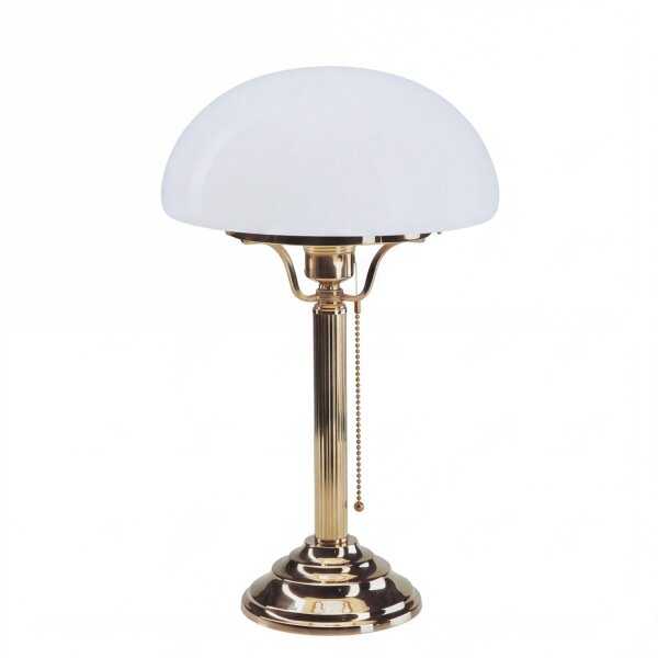 Lampe de table Art Nouveau laiton poli Z1