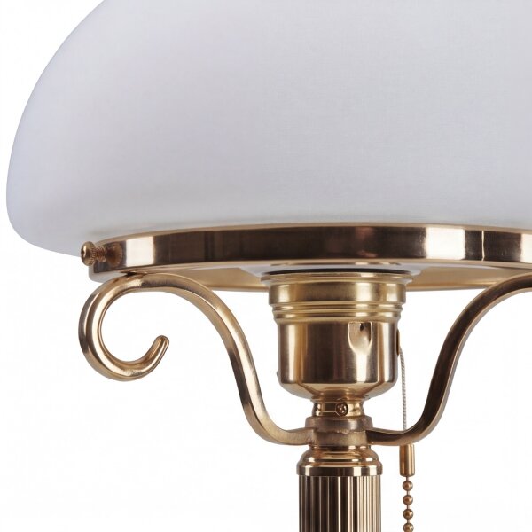 Lampe de table Art Nouveau laiton poli Z1