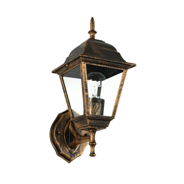 Lampe dextérieur Rustique IP44 Noir Cuivre TIROL