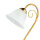Lampe de table rustique laiton albâtre H:43cm ATHEN