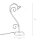 Lampe de table rustique laiton albâtre H:43cm ATHEN
