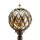 Lampe dallée rétro extérieur en noir cuivre KAIRO