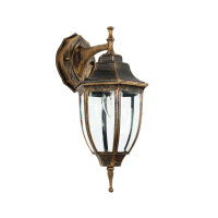 Lampe dextérieur rustique noire cuivre LYON