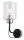 Applique murale moderne en nickel noir E27 de style