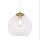 Lampe à suspendre métal en laiton verre E27 élégant
