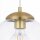 Lampe à suspendre métal en laiton verre E27 élégant