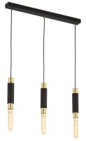 Lampe à suspendre moderne en métal 3-flamme...