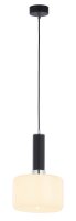 Métal Lampe suspendue Noir Blanc E27 faible...