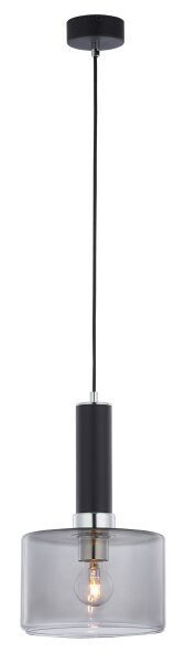 Lampe à suspendre métal verre simple Ø20cm rond Moderne