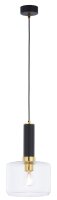 Suspension moderne m&eacute;tal verre &Oslash;20cm rond...