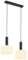 Suspension moderne noir blanc L:52cm faible...