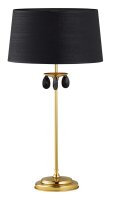 Lampe de table noire en métal 65cm de haut E27...