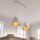 Suspension blanc or ajustable E27 2 flammes