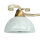 Plafonnier AURORA WHITE en blanc shabby 2flmg