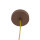 Suspension boule tressée brune ronde Ø 39 cm métal